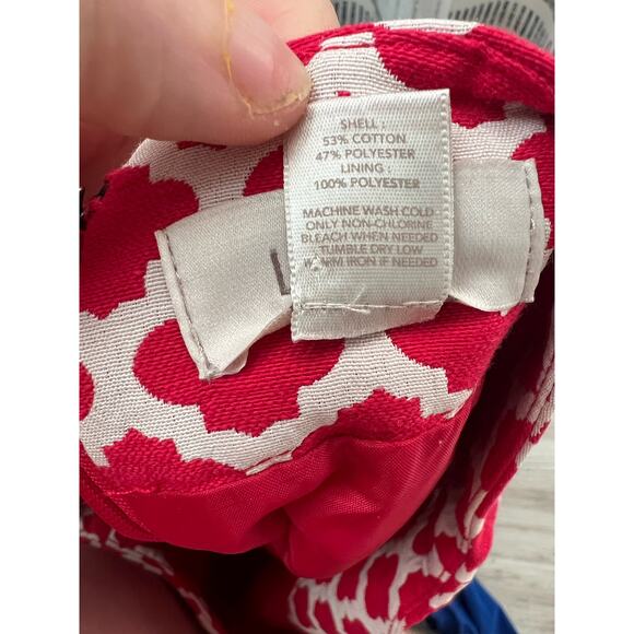 Loft Preppy Chic Red White Geometric Print A-Line Mini Skirt, Lined,  Size 4 - Picture 9 of 15